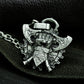 War Oath Fist Pendant - 925 Silver Handmade
