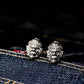 Monkey King Cufflinks - 925 Silver Handmade