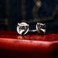 Vampire Teeth Cufflinks - 925 Sterling Silver Handmade