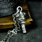 Ram Head Key Pendant ¨C 925 Silver Handmade