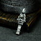 Ram Head Key Pendant ¨C 925 Silver Handmade