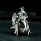 Thoth Ibis Pendant with Cybernetic Style - 925 Sterling Silver Handmade