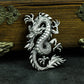 Ascending Dragon Pendant with Pearl ¨C 925 Sterling Silver Handmade