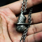Witch Hat Pendant - 925 Silver Handmade Magic Charm