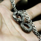 Ouroboros Snake Pendant ¨C 925 Silver Handmade