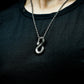 Ouroboros Snake Pendant ¨C 925 Silver Handmade