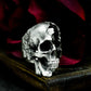 Half Skull Ring - 925 Silver Handmade Death & Decay