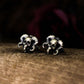 Ram's Horn Skull Cufflinks - 925 Sterling Silver Handmade