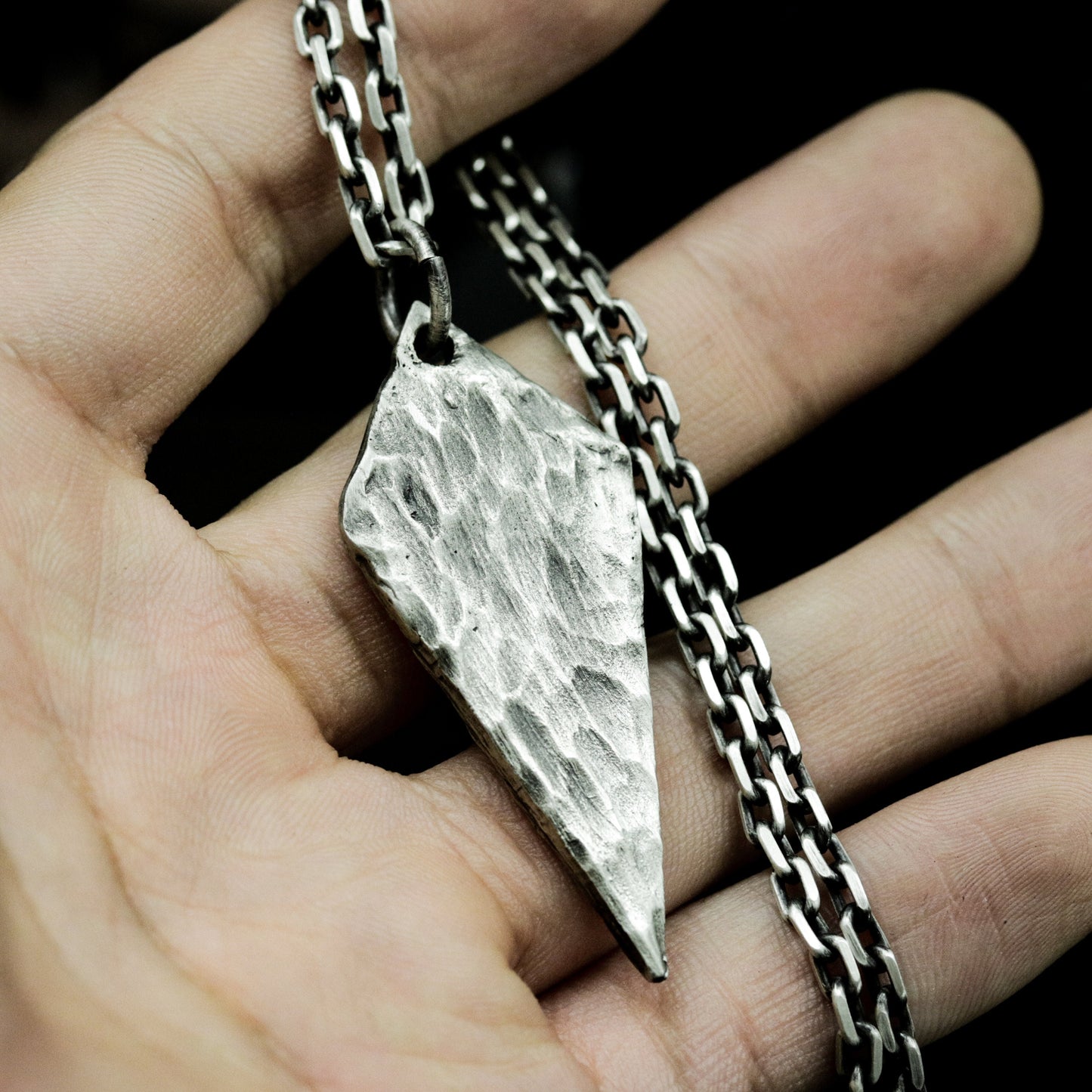 Shard of Light Pendant ¨C 925 Sterling Silver Handmade