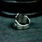 Skull Crest Ring with Gothic Frame ¨C 925 Sterling Silver Handmade