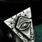 All-Seeing Triangle Ring ¨C 925 Silver Handmade