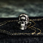 One-Eyed Skull Cufflinks, Scary Big Eyeballs - 925 Sterling Silver Handmade