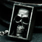 Boxed Skull Pendant - 925 Silver Handmade