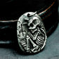Skeleton Samurai Pendant ¨C 925 Sterling Silver Handmade
