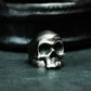 Motorcyclist Skull Ring ¨C Handmade 925 Silver Street Biker Band