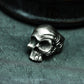 Motorcyclist Skull Ring ¨C Handmade 925 Silver Street Biker Band