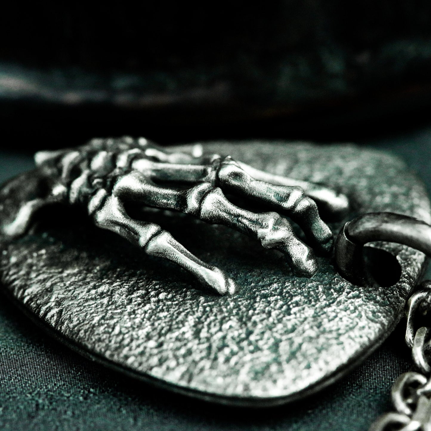 Heart Hand Pendant ¨C Handmade 925 Silver Gothic Touch Necklace