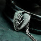 Heart Hand Pendant ¨C Handmade 925 Silver Gothic Touch Necklace