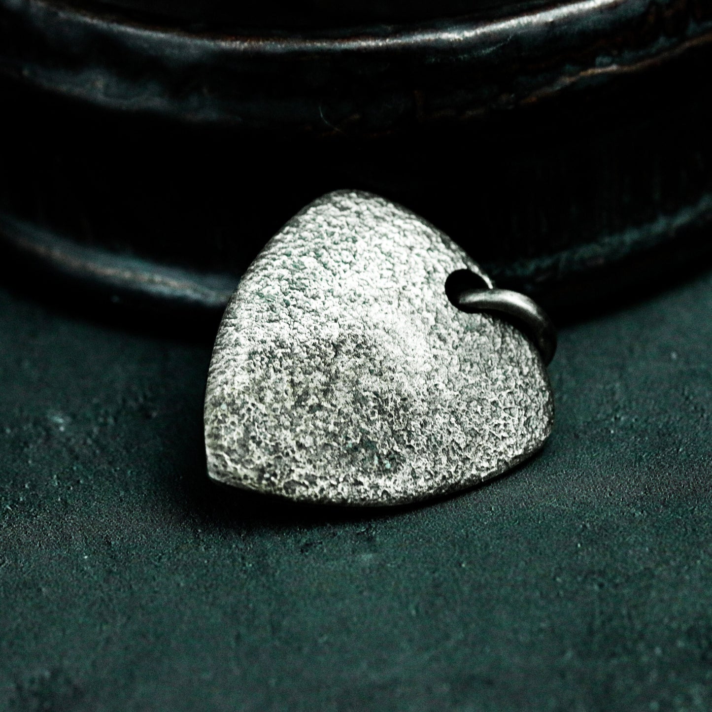 Heart Hand Pendant ¨C Handmade 925 Silver Gothic Touch Necklace