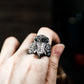 Cobra Head Ring - 925 Sterling Silver Handmade Bold
