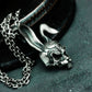 Bunny Skull Pendant ¨C Handmade 925 Silver Gothic Animal Necklace