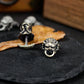 Tang Lion Bite Cufflinks, 925 Silver Handmade