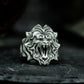 Lion Heraldic Ring - 925 Silver Handmade