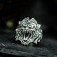 Lion Heraldic Ring - 925 Silver Handmade