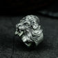 Lion Mask Ring ¨C Handmade 925 Silver Gothic Beast Band