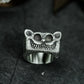 Grinning Cat Ring - 925 Silver Handmade