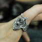 Dragon Crest Ring ¨C 925 Sterling Silver Handmade