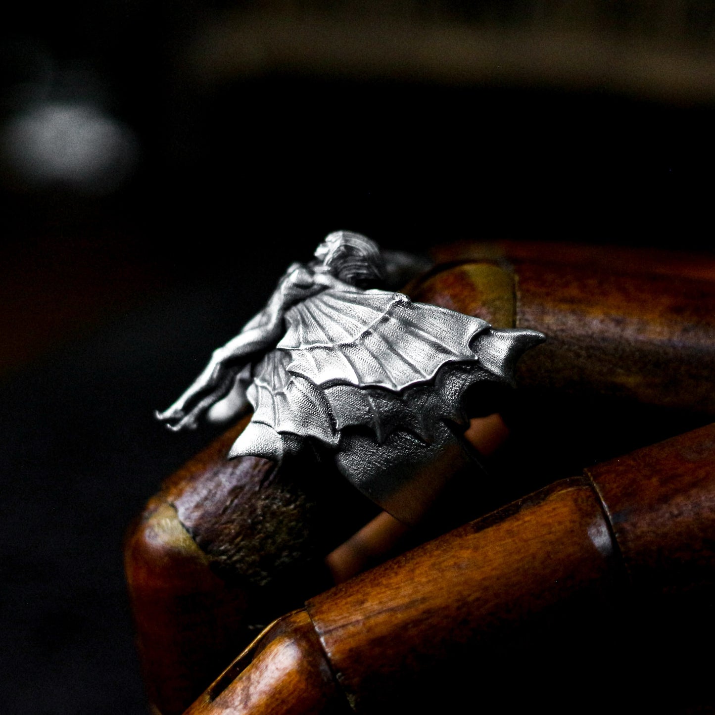 Fairy Queen Ring - 925 Silver Handmade Fantasy Spirit