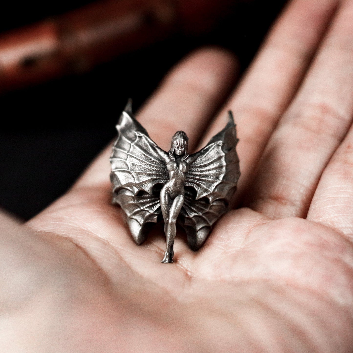 Fairy Queen Ring - 925 Silver Handmade Fantasy Spirit
