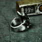 Horned Demon Skull Ring ¨C 925 Silver Handmade