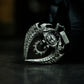 Winged Beast Pendant ¨C Handmade 925 Silver Gothic Shield Necklace