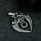Winged Beast Pendant ¨C Handmade 925 Silver Gothic Shield Necklace