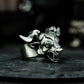 Demonic Bull Ring - 925 Silver Handmade Dark Totem