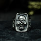 Black Skull Gentleman Ring - 925 Silver Handmade