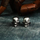 Faceless Skull Cufflinks - 925 Sterling Silver Handmade