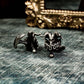 Vintage Circus Clown Cufflinks - 925 Sterling Silver Handmade
