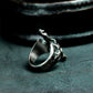 Cross Fleur Ring - 925 Sterling Silver Handmade Gothic
