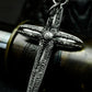 Torn Ghost Cross Pendant - 925 Silver Handmade