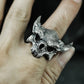 Bull Skull Ring ¨C Handmade 925 Silver Warrior Band