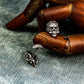 Totem Sugar Skull Cufflinks - 925 Sterling Silver Handmade