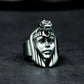 Egyptian Goddess Weeping Ring - 925 Silver Handmade