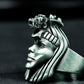 Egyptian Goddess Weeping Ring - 925 Silver Handmade