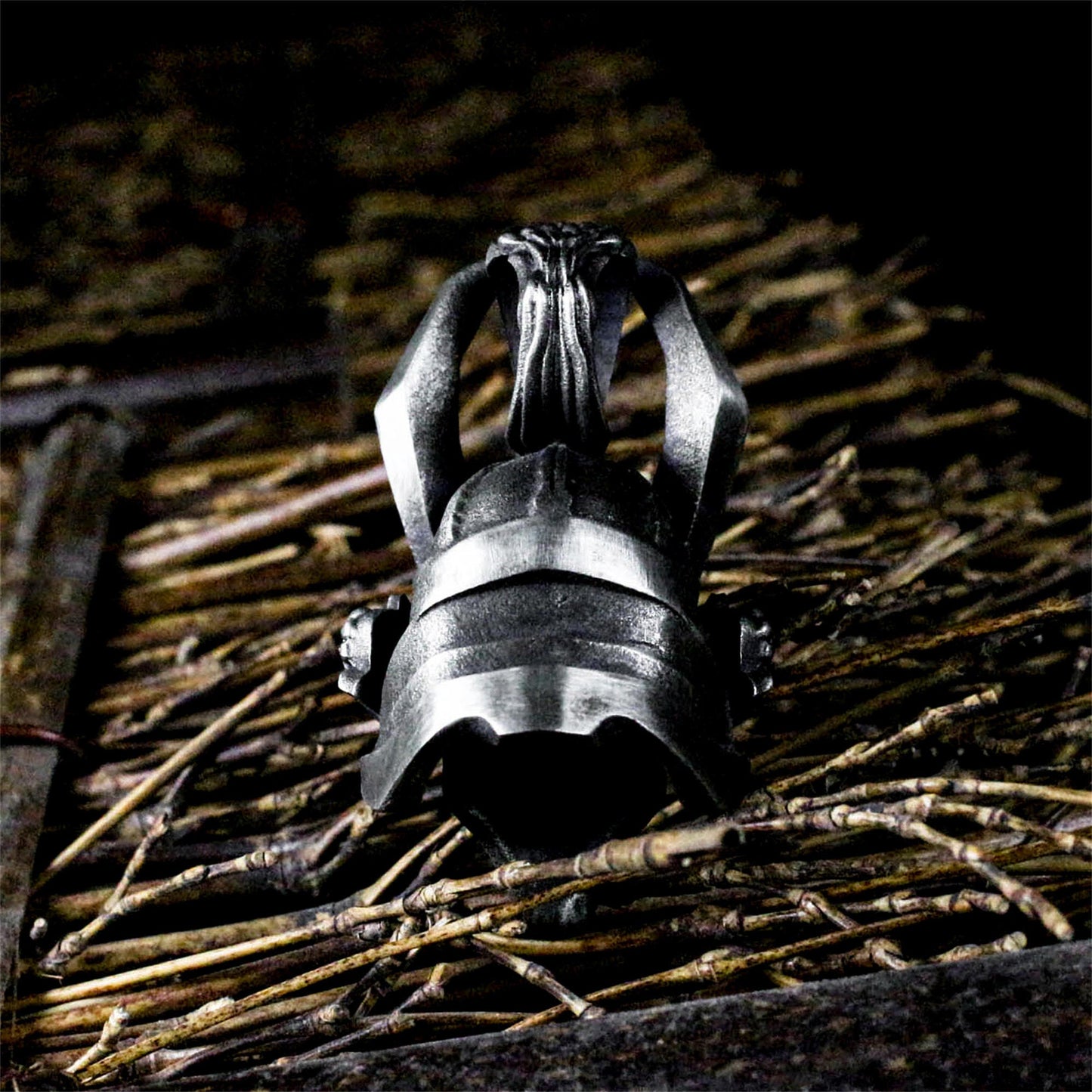 Samurai Demon Pendant ¨C 925 Silver Handmade