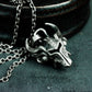 Horned Mask Pendant ¨C 925 Silver Handmade