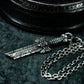 Dragon Sword Pendant - 925 Silver Handmade Fantasy Weapon