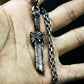 Dragon Sword Pendant - 925 Silver Handmade Fantasy Weapon